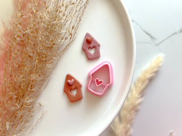 Bird House Shape Collection Polymer Clay  Cutter • Fondant Cutter • Cookie Cutter
